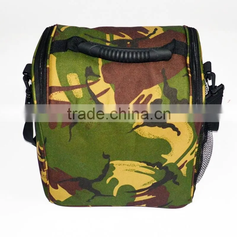 camo printing portable insulated cans beers cooler bag
