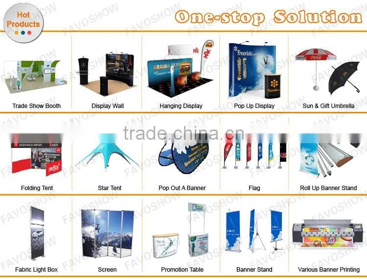Factory Direct High Quality Trade Show Custom Printed Table Cloth