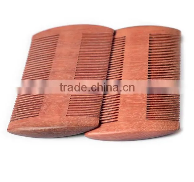 2016 Health care mustache& beard sandalwood comb wood hair lice comb