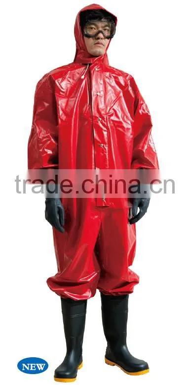 2016 New Spray Tight Type Rubber Chemical Protective Suit