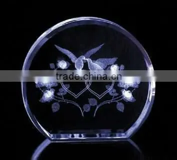 Handmade crystal paperweight