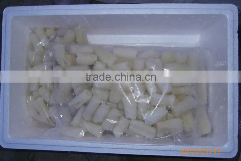 Frozen Squid Pineapple Cutting