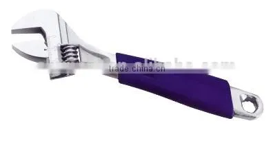 Adjustable wrench with plastic sleeve lever,auto accessory