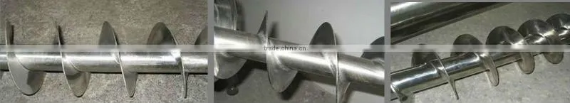 screw conveyor-spiral conveyor-spiral feeder-screw loader hopper for vertical screw conveyor assembly