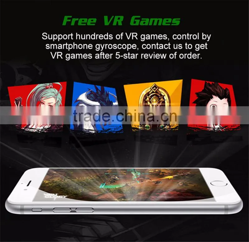 Covenov 3D VR Glasses Virtual Reality Video Glasses Movie Game Glasses Head-Mounted With NFC for Google,iPhone,blackberry,Samsun