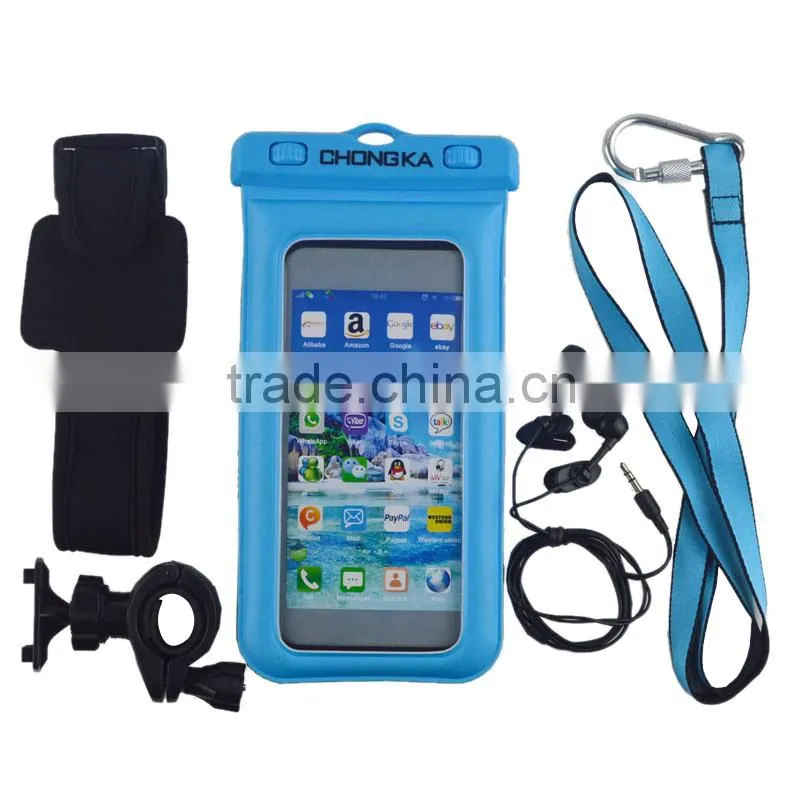 China Manufacturer IPX 8 Waterproof Mobile Phone Bag