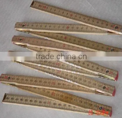 wooden folding ruler