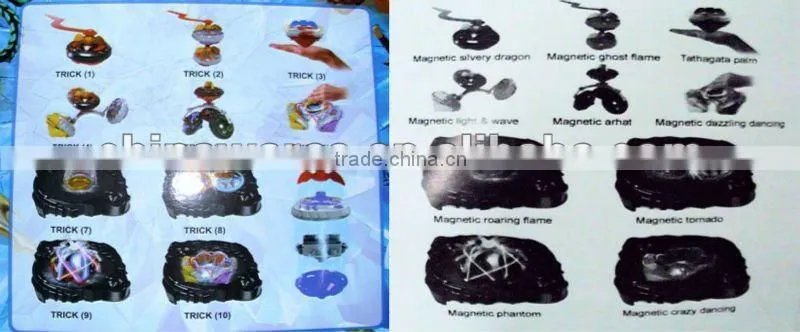 2012 NEW! HOT SELLING SUPER MAGNETIC FLYING SPINNING TOY TOP B/O TOPS TOYS PAF0028A