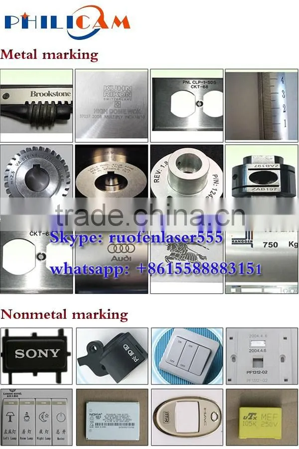 machine de gravure laser 20 w metal/ fiber laser marker