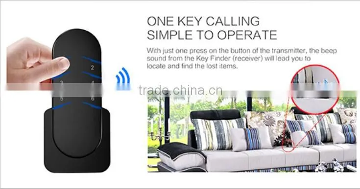 bluetooth wireless anti-lost alarm key finder with 4/5/6 receivers