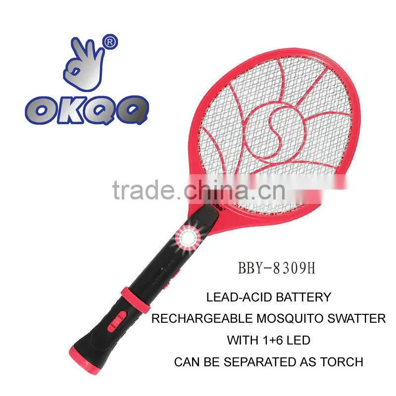 BBY-8309G LED TORCH ELECTRUC MOSQUITO SWATTER BAT ZAPPER