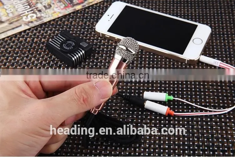 2016 hot selling wired cell phone mini microphone for apple phone and android phone