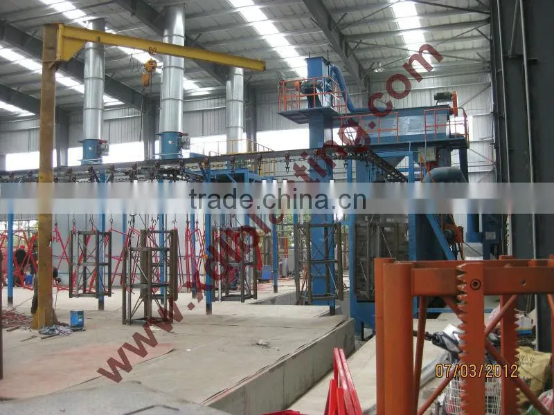 Shot Blasting and Painting Machine for Tower Crane
