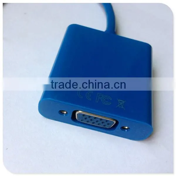 2014 hotsell USB 3.0 cable factory price USB 3.0 TO VGA converter