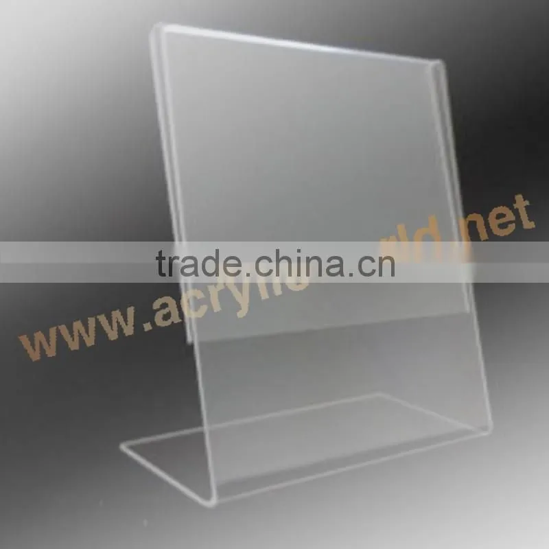 a5 T shape acrylic menu holder