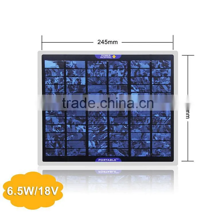 6.5W Mono PET Solar Panel Portable Solar Panel Home System