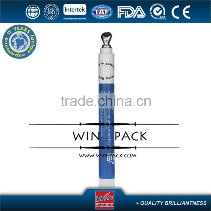 vibrate eye plastic tube ,eye injection bottle,eye cream bottle with printing,free samples