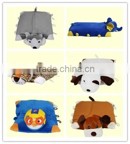 Wholesale Standard Size Funny Animal Head Shaped Cartoon Latex Pillow