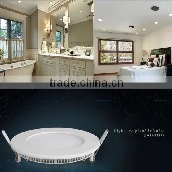 Hot sales ultra thin square/round recessed round led panel lights