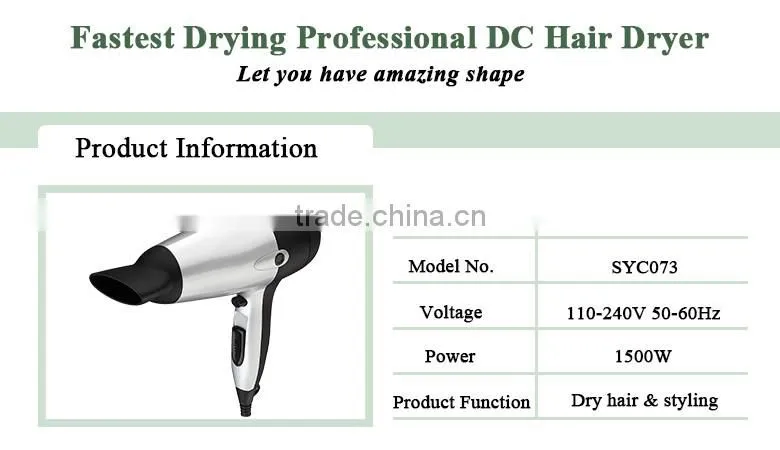 hot selling Brazil Mini dc travel hair dryer drier home use salon drying