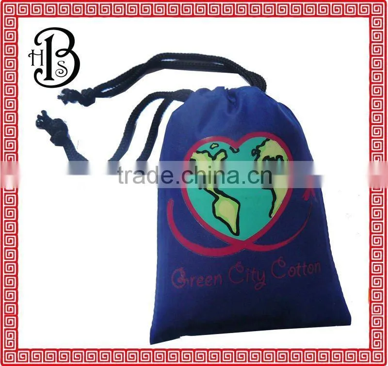 drawstring microfiber pouch with custom logo