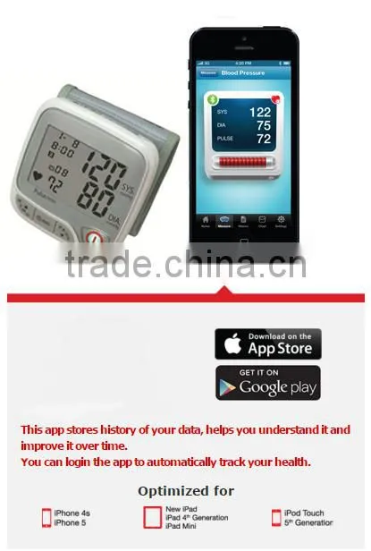 SIFHEALTH-1.9 Wrist Blood Pressure Monitor, WHO Blood Pressure Light Indicator, Blood Pressure Monitor, CE MDD Certified, BPM