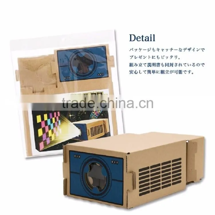 Functional compact data show projector for iPhone requiring no electricity