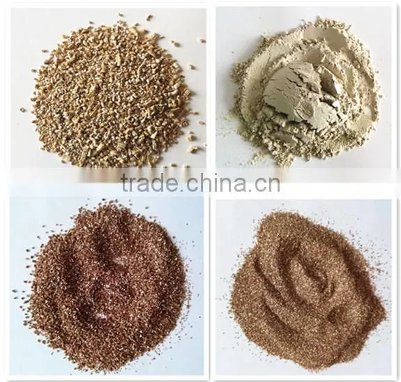 Exfoliated vermiculite for fireproof board