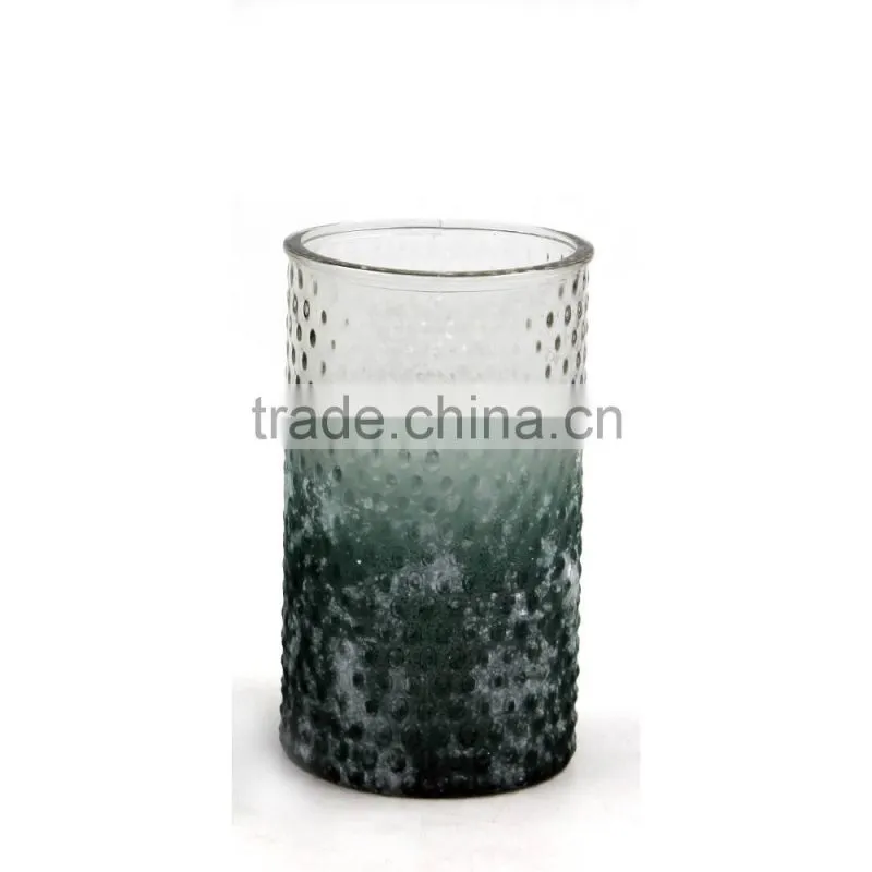 home decoration Color Flower Glass Vase