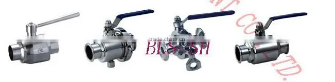 Sanitary Three Ways Ball Valve(Electric and pneumatic)