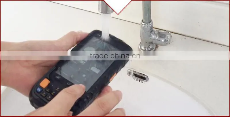 IP65 4G LET wifi nfc GPS 1D 2D barcode scanner rugged android pda