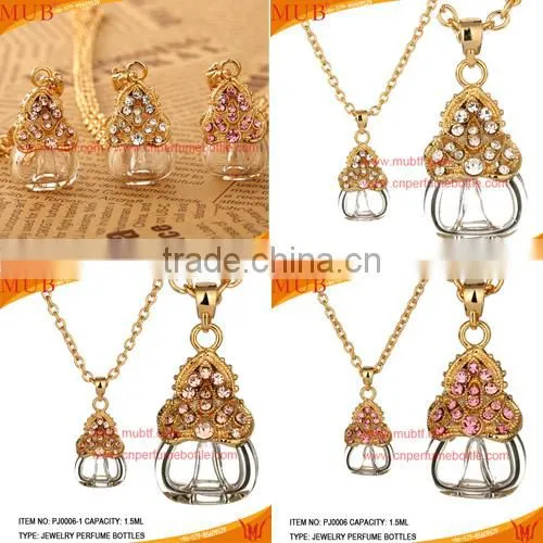 Necklace Pendant Perfume bottle jewelry Necklace
