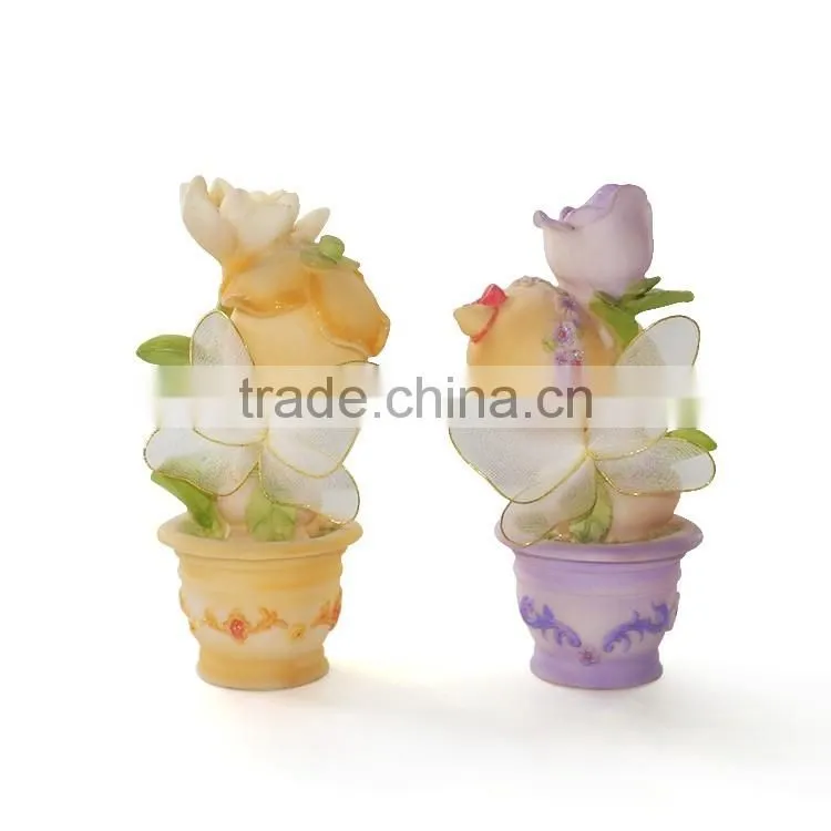 Couple cute baby shower figurines wholesale