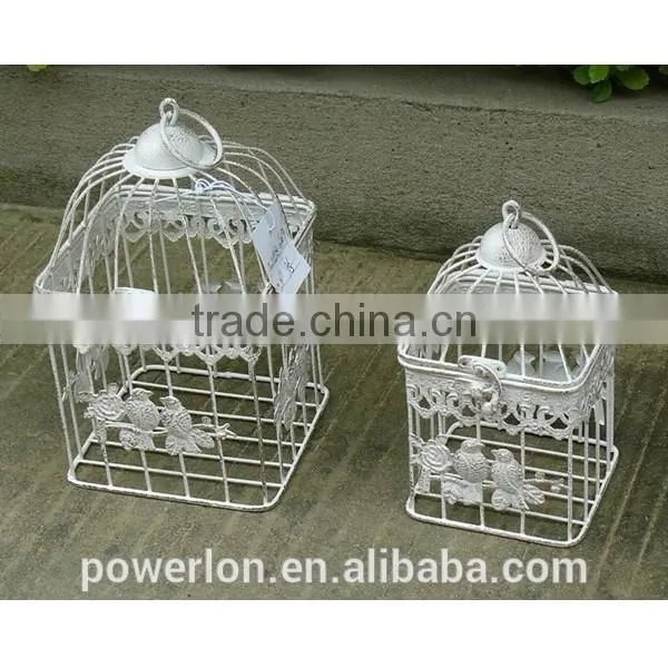 Europe and America Classic style S/2 Bird Cage for Wedding Ivory white color