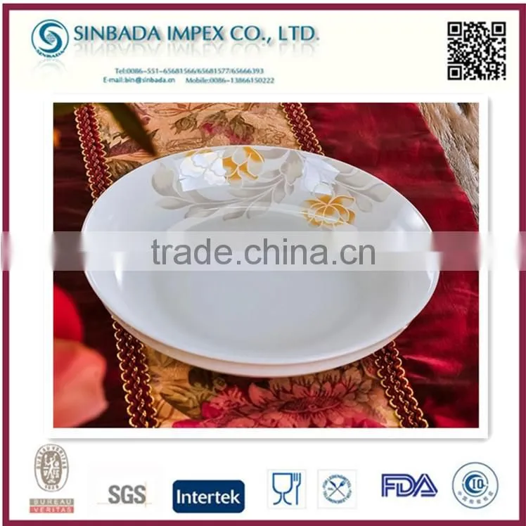 8inch porcelain fruit plate with design