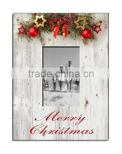 MDF Paper Decal Christmas Photo Frame