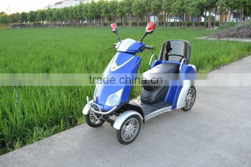 High Quality China Factory 4 Wheel Electric Mobility Scooter For Elders,Safe 48V 50W Back-driving Electric Scooter For Wholesale
