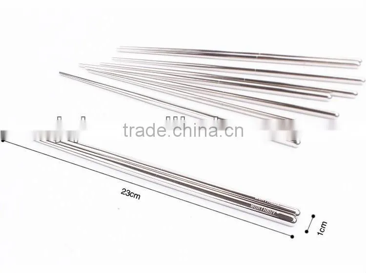 Wholesale chineses stainless steel chopsticks with rests