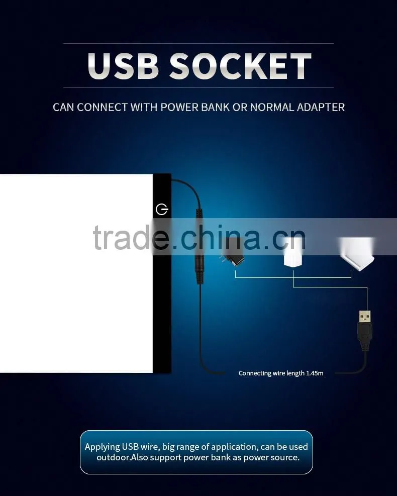 Hot sale LED animation drawing board/ small led light box /LED tracing board A4