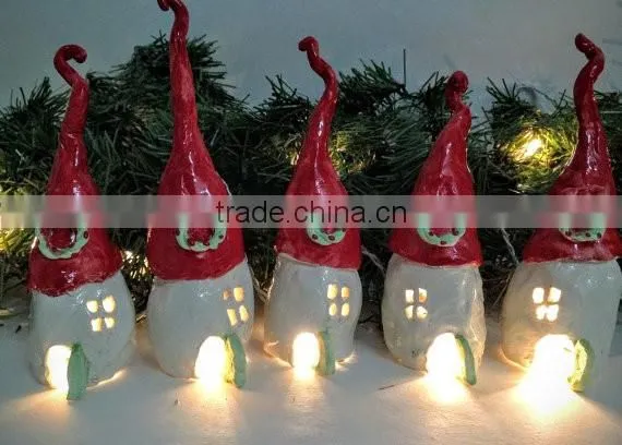 Curly Top Christmas Village