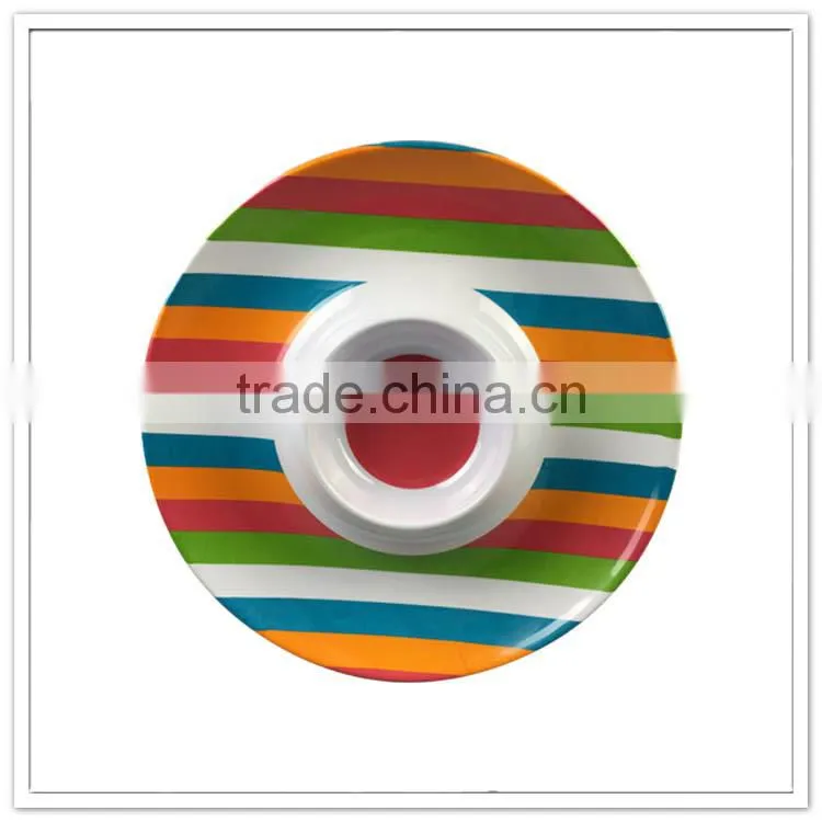 11.8" & 13inch Unbreakable dip chip bowls, colorful melamine dip dipping dishes