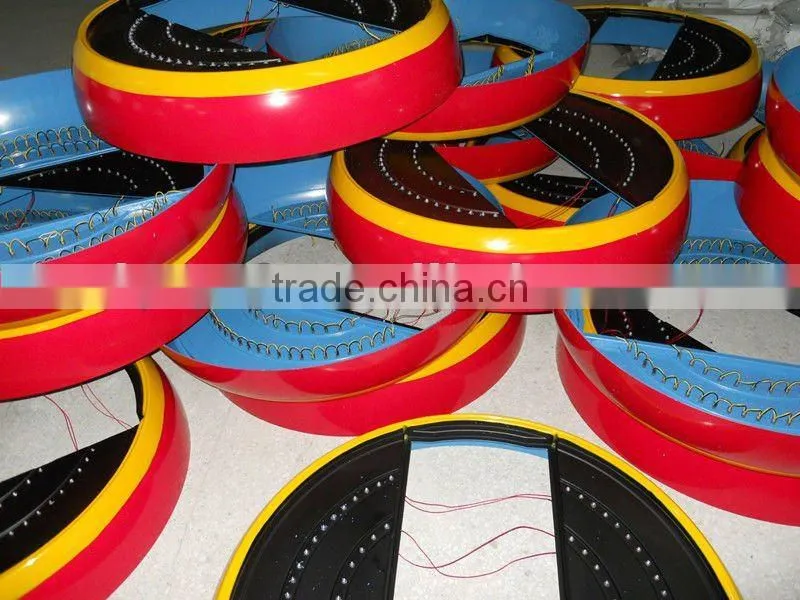 Vacuum forming plastic products for adverstesment
