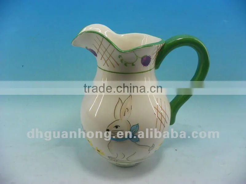 Easter design Mini ceramic milk jug