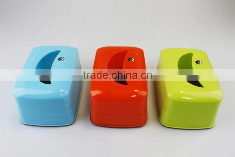 Smiling Face Nice Design PP Plastic Tissue Box