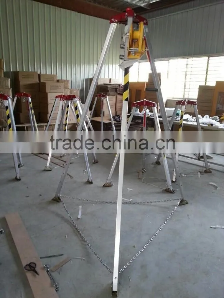 Aluminum Rescue Tripod,Miller Tripod Rescue System Major Safety