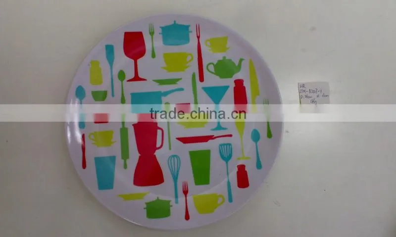 Colorful Melamine Plate Melamine Tableware