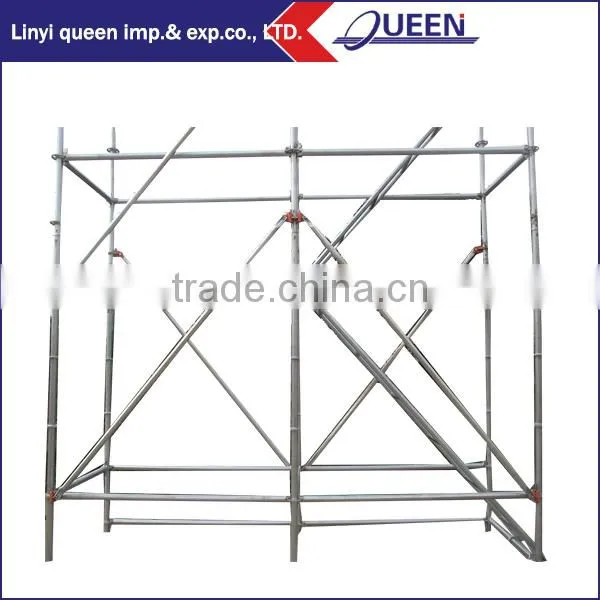 Superior Q235 Q345 Steel Galvanized Ringlock Scaffolding with High Quality