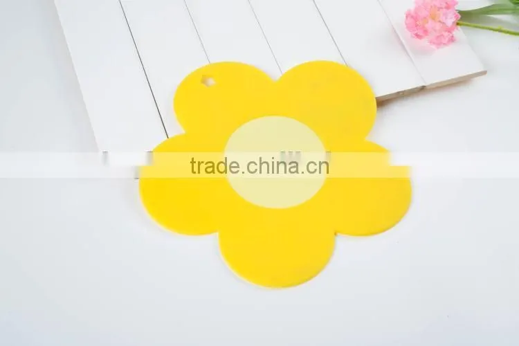 Silicone Pot Holder,Hot Pads in Unique Sunflower Pattern funny pot holder