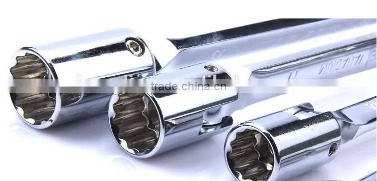 Berrylion Chrome Vanadium Steel Socket Wrench Both end of Socket Wrench