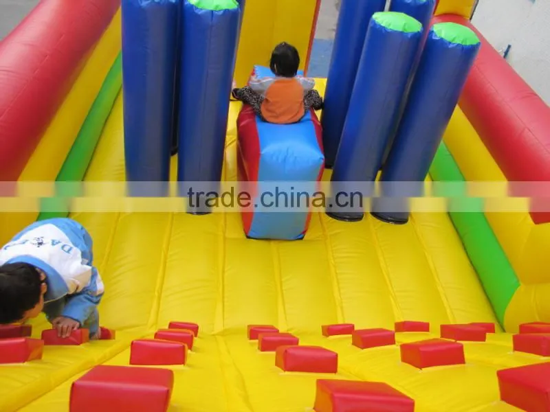 Customized boot camp inflatable obstacle course cheap on sale